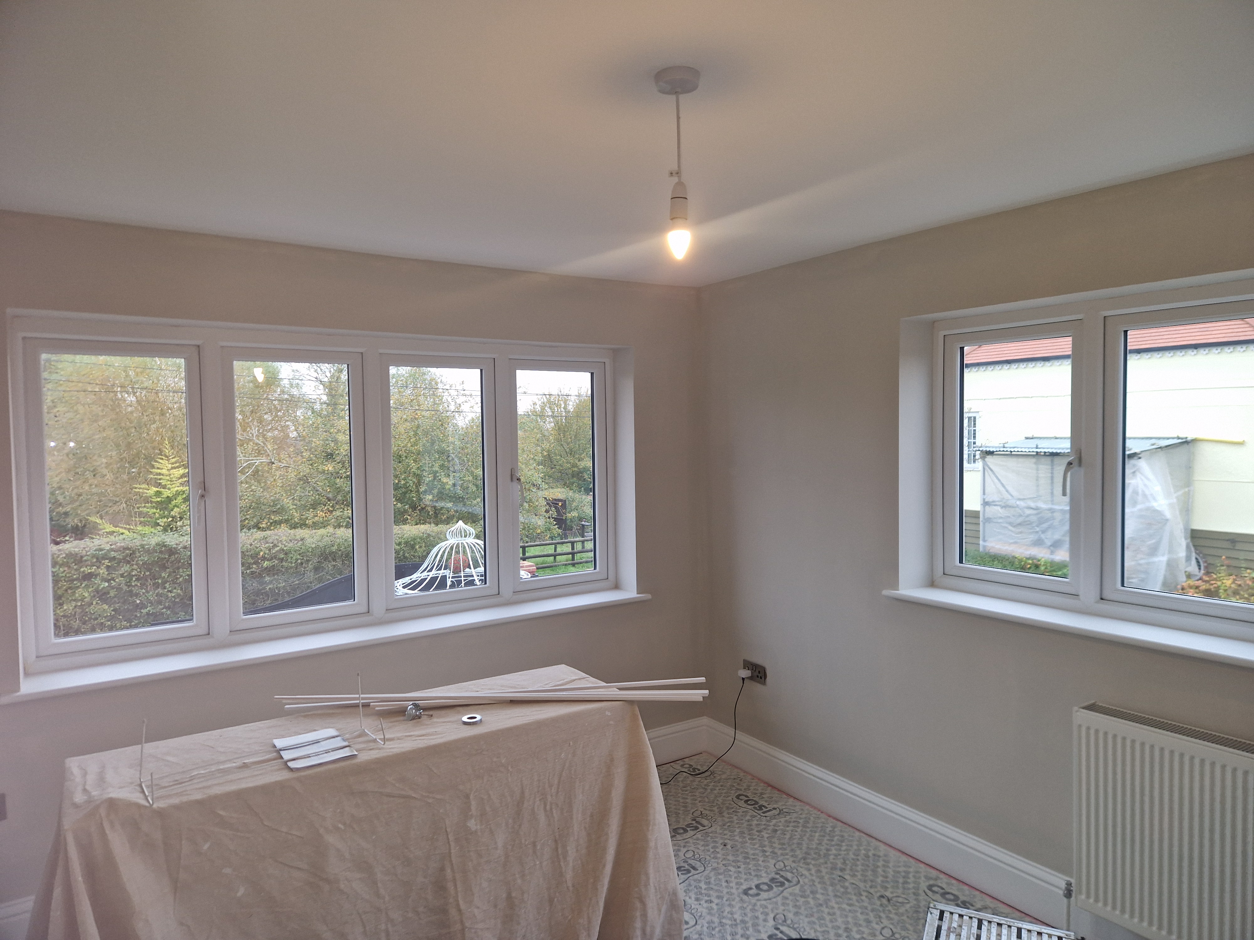 bedroom painted